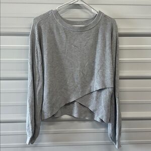 Lululemon Reversible Crossover Sweater - Grey - 8